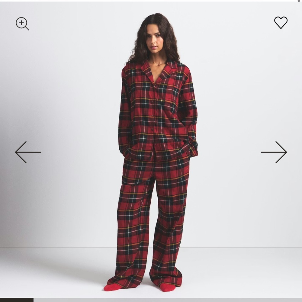 Skims flannel sleep set